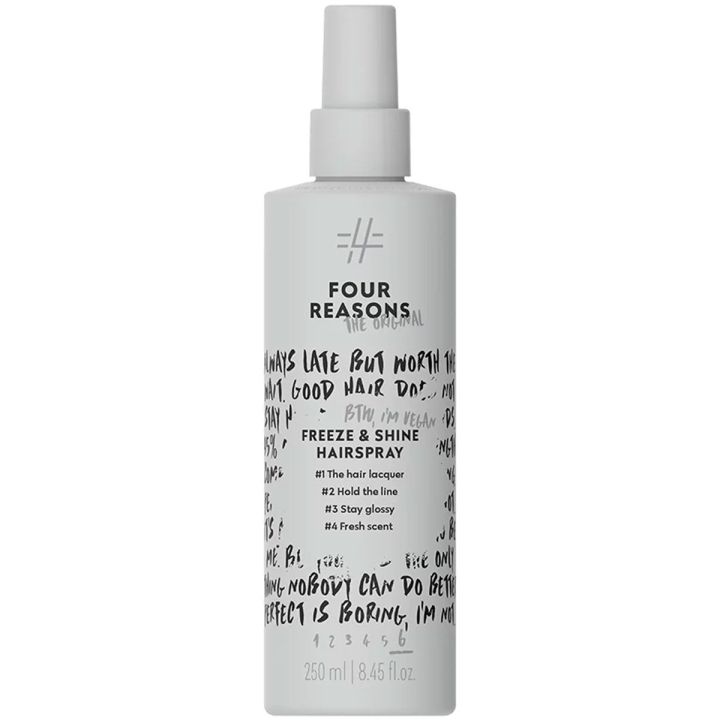 Four Reasons Freeze & Shine Hairspray
