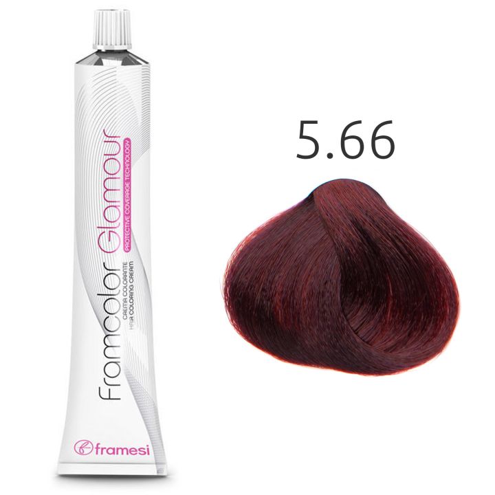 Framesi - Framcolor Glamour Hair Color - 5.66 - 100 ml