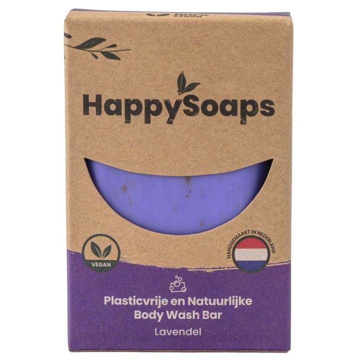 HappySoaps Body Wash Bar Lavender 100 gr
