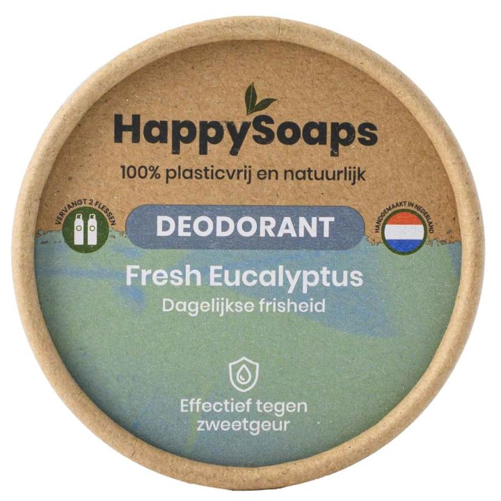 HappySoaps Natural Deodorant Fresh Eucalyptus 50 gr
