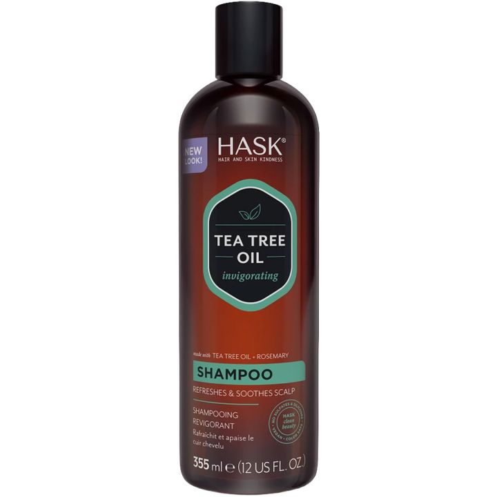 HASK - Tea Tree Oil and Rosemary Invigorating Shampoo - 355 mL