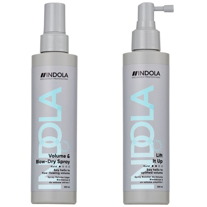 Indola - Styling - Volume Essentials - Volume & Blow Dry Spray & Lift It Up Volume Spray - Kit