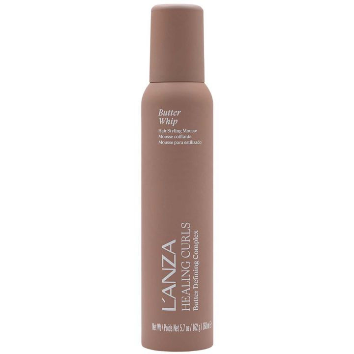 lanza healing curl butter whip styling foam