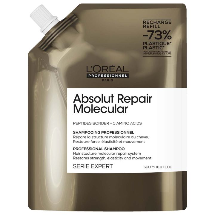 L’Oréal Professionnel Absolut Repair Molecular Shampoo Refill for damaged hair 500 ml