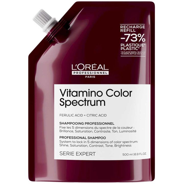L’Oréal Professionnel Vitamino Color Spectrum Shampoo Refill Color Protection for Colored Hair 500 ml