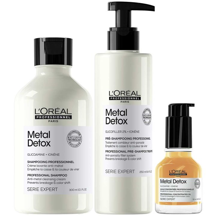 Metal detox pre shampoo bundel