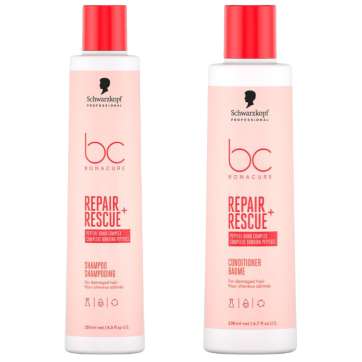 Schwarzkopf - Repair Rescue - Shampoo + Conditioner Kit