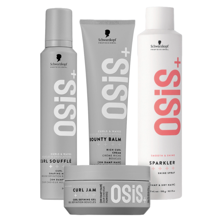 Schwarzkopf - Osis - Type 4B-C Coily hair - Set for tight curls
