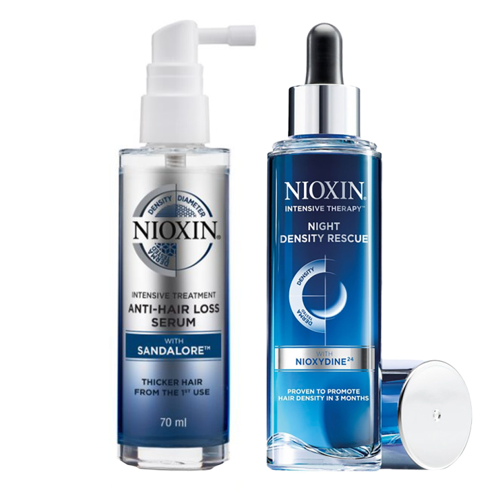 Nioxin - Anti-Hair loss Serum & Night Density Rescue - Kit