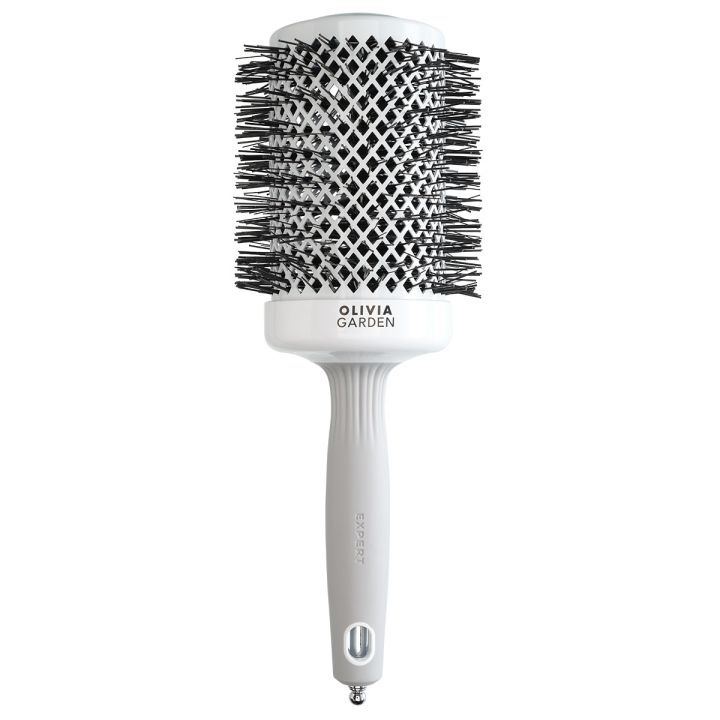 Olivia Garden - Expert Blowout Shine White & Gray - 65 mm
