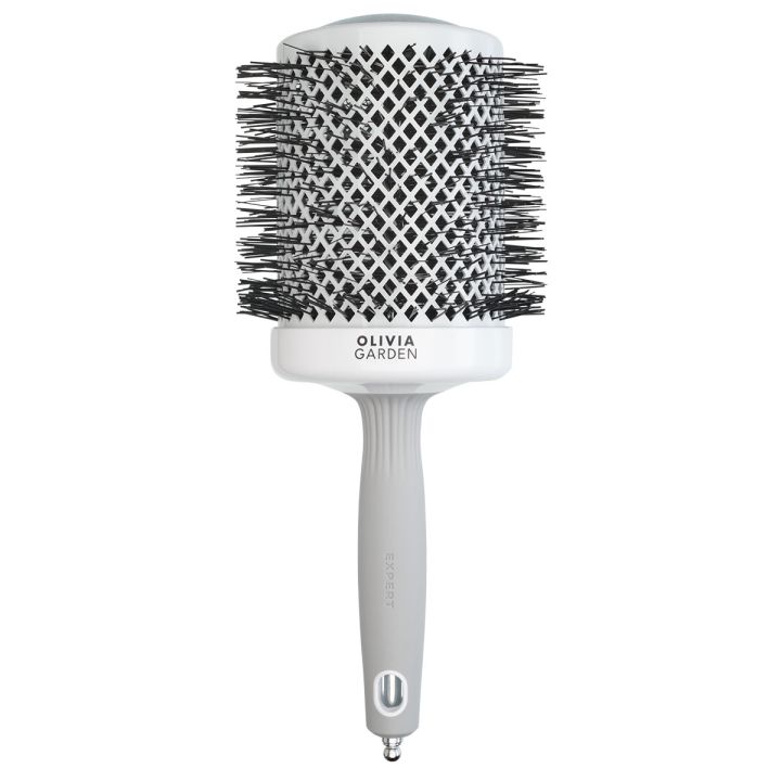 Olivia Garden - Expert Blowout Shine White & Gray - 80 mm