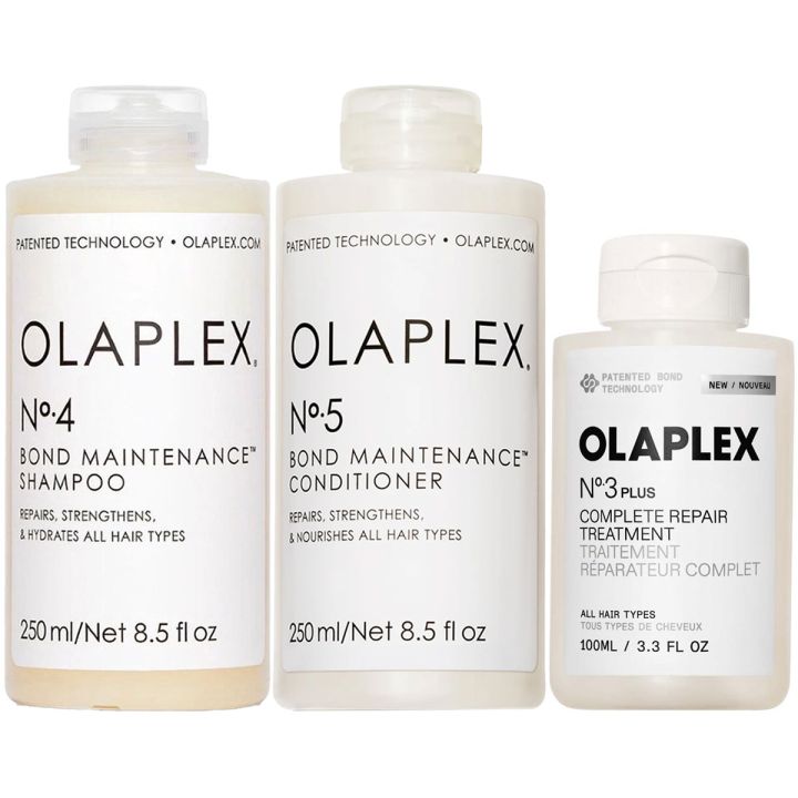 Olaplex Shampoo N.4 & Conditioner N.5 & Repair Treatment N.3 100 ml Voordeelset