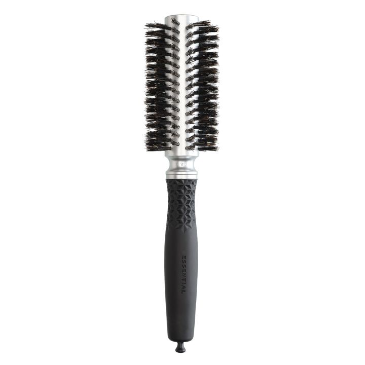 Olivia Garden - Blowout - Soft Boar - Silver - Hair Brush - 25 mm
