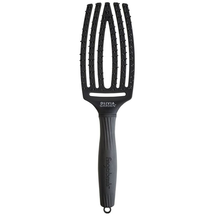 Olivia Garden - FingerBrush - Care Ionic Double (Black)