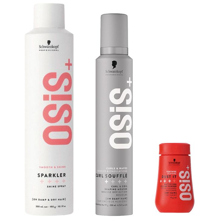 Schwarzkopf - OSiS+ - Type 4A Coily Hair - Soft Curls Set