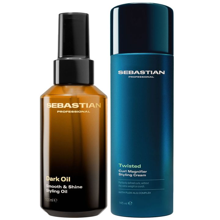 Sebastian - Dark Oil & Twisted Cream Kit for Dry and Curly Hair