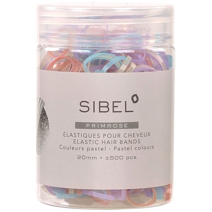 Sibel - Elastic Bands - Pastel - 20mm - 500 Pieces