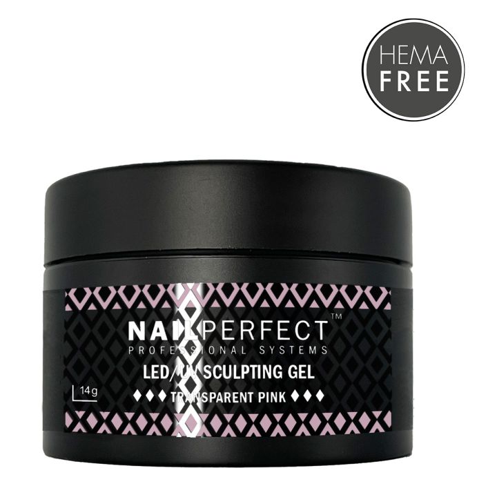 Nail Perfect - LED/UV Sculpting Gel, Transparent Pink - 14 gr