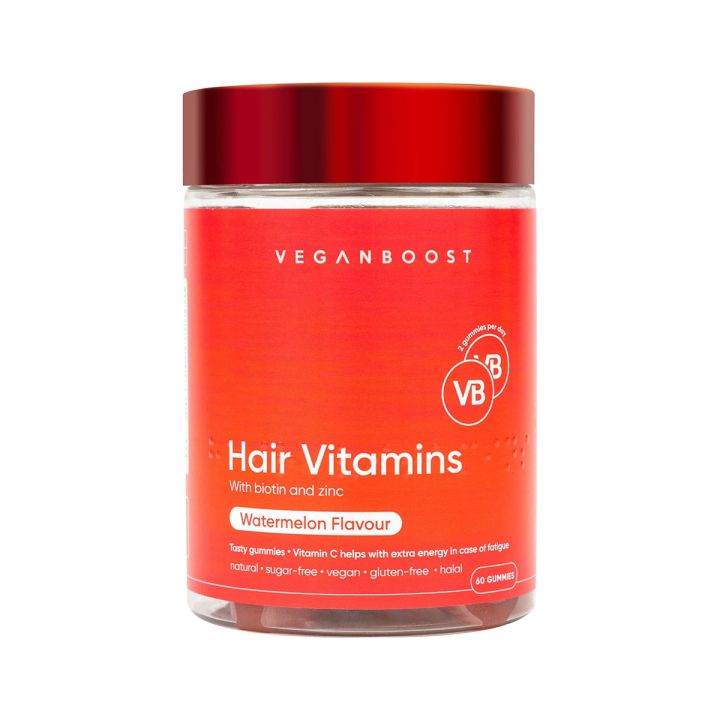 Veganboost - Hair Vitamin Watermelon - 60 pieces