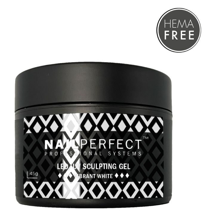 Nail Perfect - LED/UV Sculpting Gel - Bright White - 45 gr