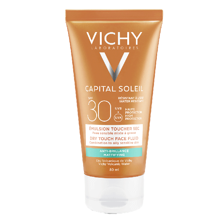 Vichy Capital Soleil Dry Touch Zonnecrème SPF30 Gezicht 50ml
