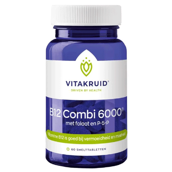 Vitakruid B12 Combi 6000 60 Smelttabletten