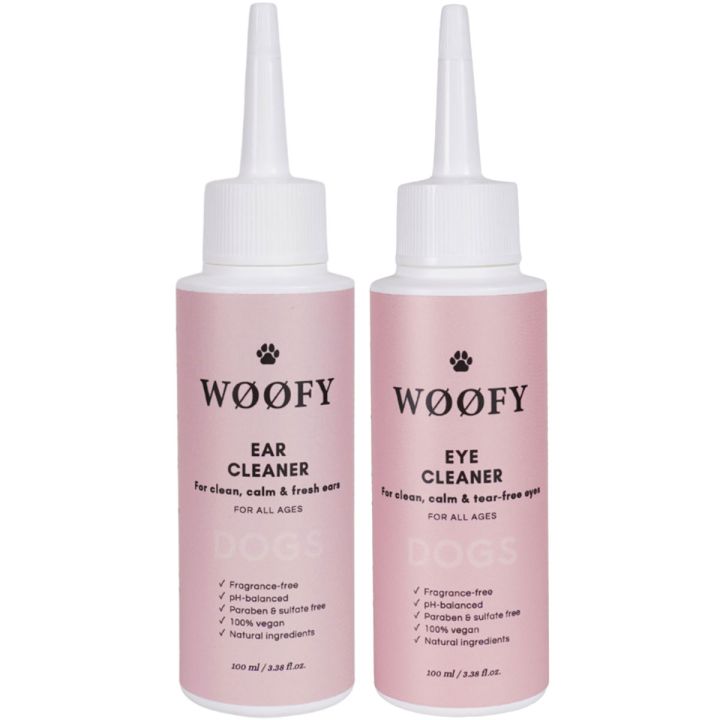 WØØFY Ear & Eye Cleaner for Dogs Value Set