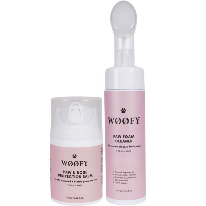 WØØFY Paw Foam Cleaner & Paw & Nose Protection Balm Value Set