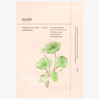 Ondo Beauty Probiotics & Cica Water Soothing Mask 25 gr