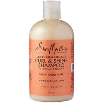 Shea Moisture Coconut & Hibiscus Curl & Shine Shampoo 384 ml