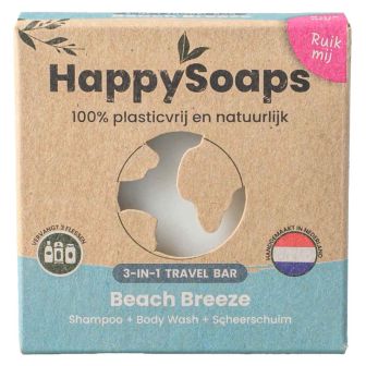 HappySoaps Beach Breeze 3 in 1 Travel Bar 30 gr