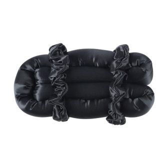 Beauty Pillow Luxury Silk Heatless Curls Black