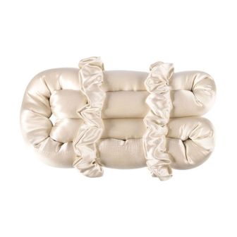 Beauty Pillow Luxury Silk Heatless Curls Champagne