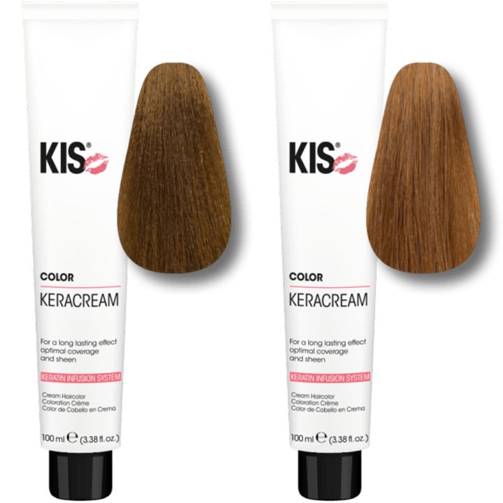 KIS Color KeraCream Color 7 N Middelblond & 8 N Lichtblond bundle