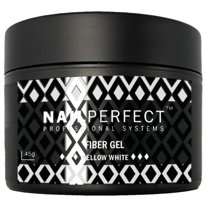 Nail Perfect Fiber Gel Mellow White 45gr