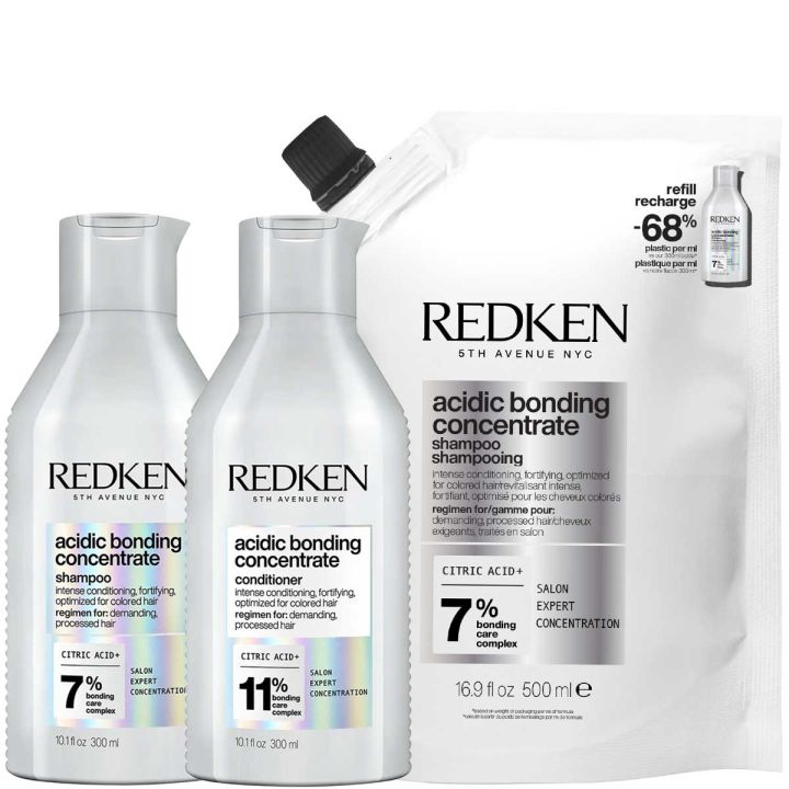 redken acidic bonding concentrate shampoo refill conditioner