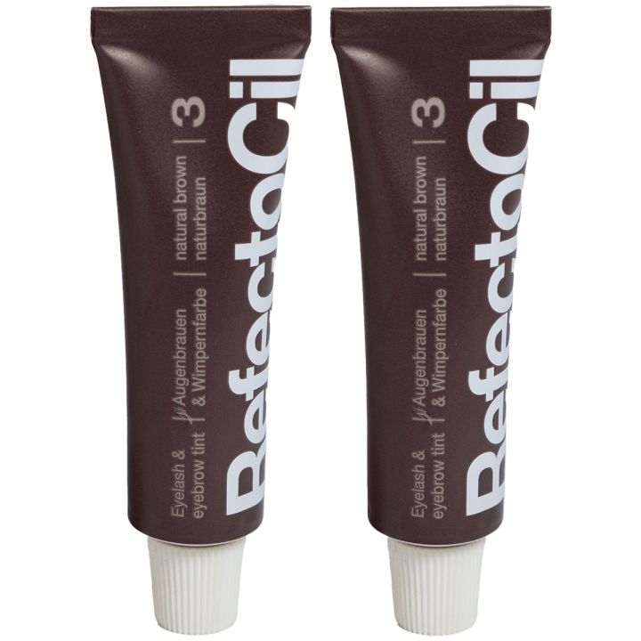 RefectoCil Wenkbrauw Wimper Verf Brown 2 Pack Value Set