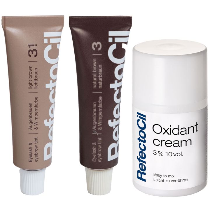 RefectoCil Brown and Light Brown with Oxidant Value Set