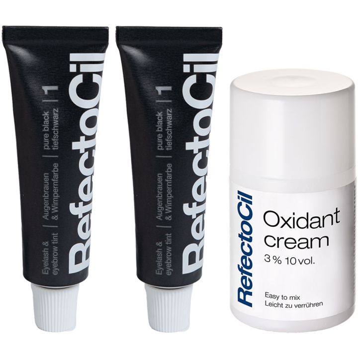 RefectoCil Wimper & Wenkbrauw Verf 2 Pack with Oxidant Voordeelset