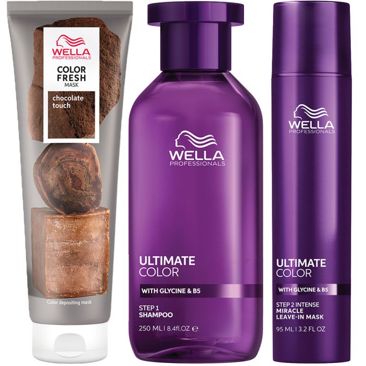 Wella Professionals Color Fresh Mask Chocolate Touch & Ultimate Color Value Set