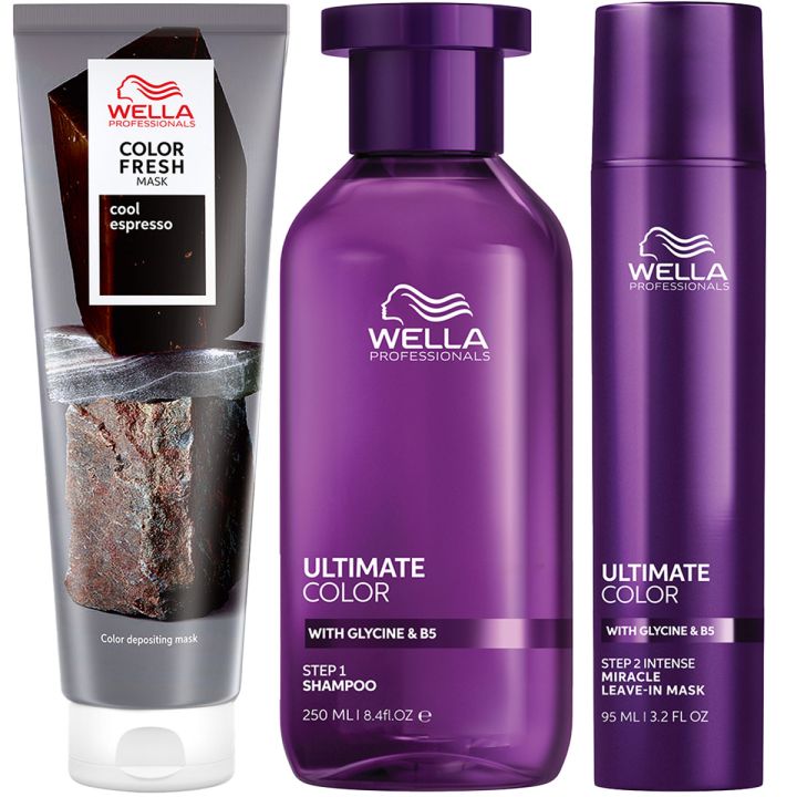 Wella Professionals Color Fresh Mask Cool Espresso & Ultimate Color Kit
