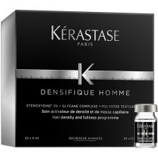 Kérastase - Densifique Cure Homme Hair Cure for Thinning Hair - 30x6 ml