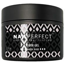Nail Perfect - Fiber Gel - Sheer Rose - 45gr