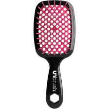 UNbrush-Detangling-Hair-Brush-Cherry-Blossom-Pink-Front