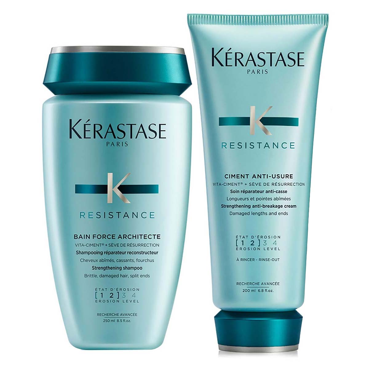 Kérastase Résistance Shampoo Conditiner Kit - tomorrow at home✓