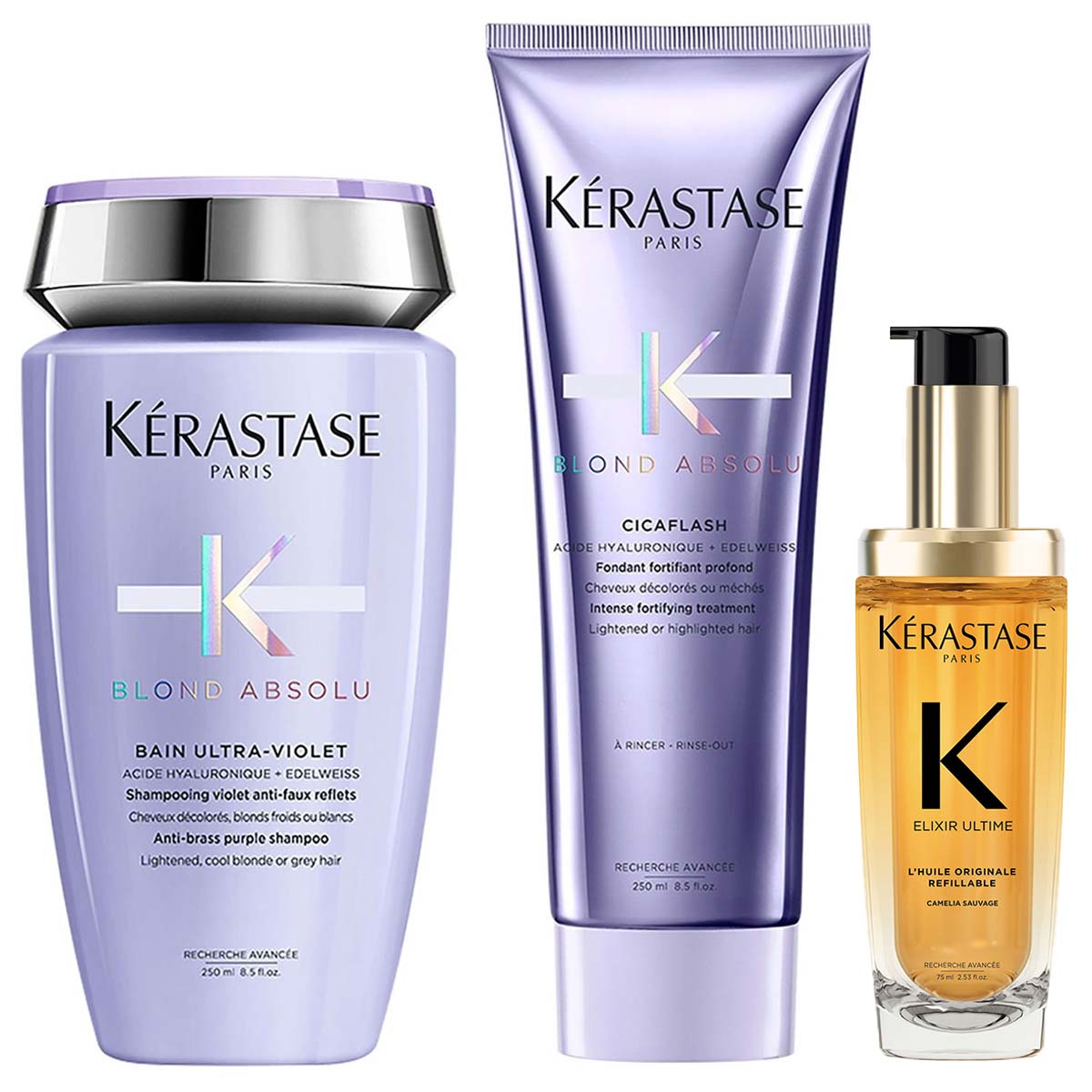 Kérastase Blond Absolu シャンプー セット kerastase-voordeelset-blond-
